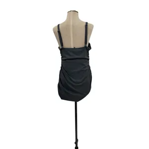 Skims Sculpting Swim Ruched One Piece Gunmetal Gray Shaping‎ Swimsuit XL NWT thumbnail 9