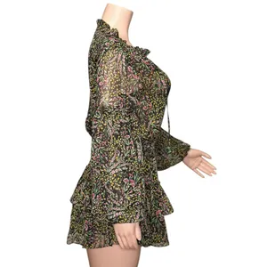 MISA LOS ANGELES Teya Mini Dress, Spring Bouquet, XS thumbnail 10