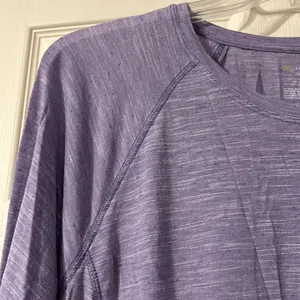 Tekgear Drytek Long Sleeve Heathered Lilac Shirt 2X thumbnail 3