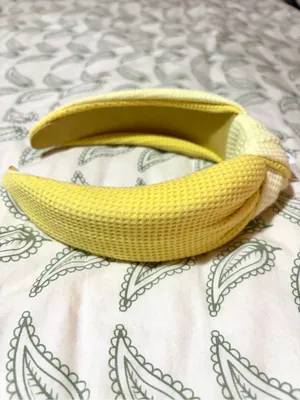 Anthropologie Pale Yellow Waffle Two Tone Knot Headband OS NWT thumbnail 7