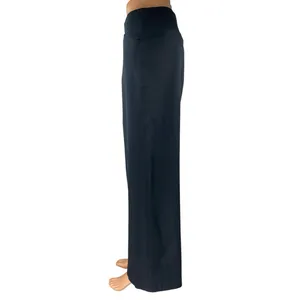 Old Navy Women's Black High Waisted Palazzo Wide Leg Trousers Pants Size L thumbnail 2