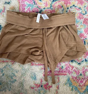 Brown Lounge Shorts thumbnail 1