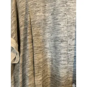 STCL by Anthropologie Women’s Gray White Short Sleeve Button Down Jacket Sz Med thumbnail 10