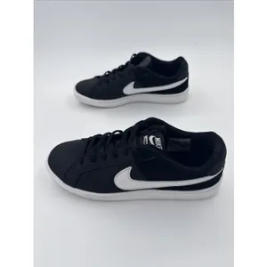 Nike Court Royale Black & White Leather Size 8.5 thumbnail 4