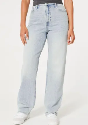 w23 light wash ultra high rise dad jean 00R thumbnail 1