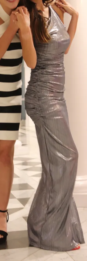 Maxi Gray Dress Size XS thumbnail 3