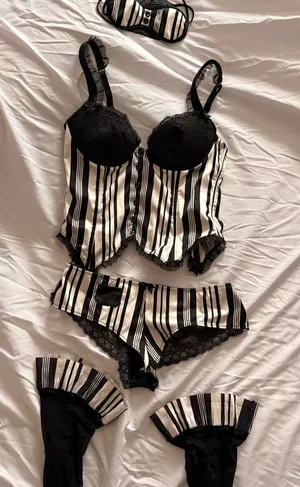Chantal Thomass rare 4 piece set Black thumbnail 1
