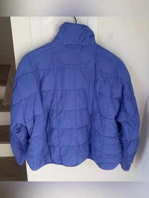 Free People FP Movement Quilted Pippa Puffer Jacket in Pulse Blue thumbnail 4