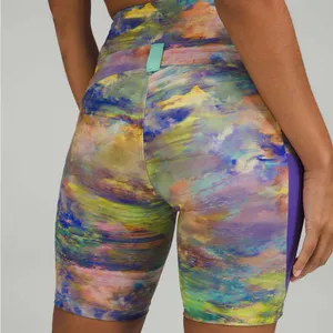 Lululemon Cargo Super-High-Rise Hiking Short 8" Altered Nature Multi 8 Purple thumbnail 6