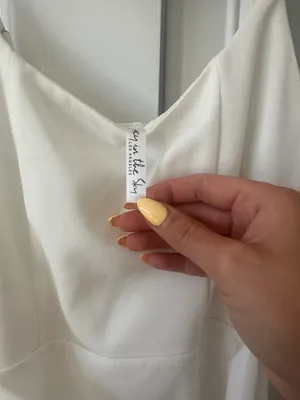 Lucy in the Sky White Wrap Dress thumbnail 2