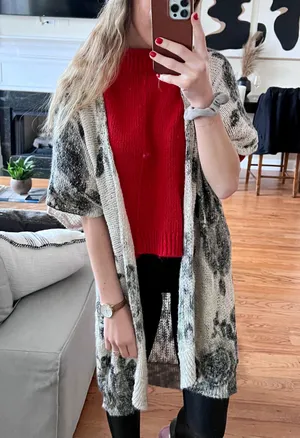 Abercrombie Floral Cardigan thumbnail 1
