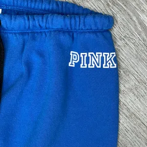 PINK Victoria’s Secret blue lace up joggers sweatpants Y2K Xs loungewear thumbnail 6