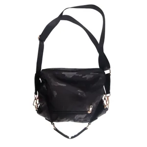 Pakfieks Crossbody Bag Womens OS Black Camo Nylon Gold Hardware NWT thumbnail 7
