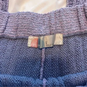 Free People Veronica Sweater Pants in Lavender Field Combo thumbnail 6