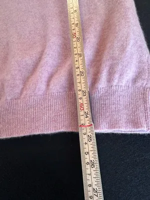 Charter Club 100% Cashmere Pink Crewneck Long Sleeve Sweater Women’s Size S thumbnail 8