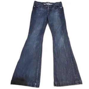 7 For All Mankind Charlize Bootcut Jeans Dark Wash Size 30 Made in USA thumbnail 3