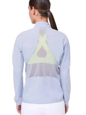 Lululemon Breeze In Jacket in Blue Silk Mesh Size 4 thumbnail 2