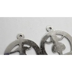 Vintage Forstner‎ Lot of 2 Boy Girl Charm Pendant Sterling 925 Silver 1960s 5.2g thumbnail 7