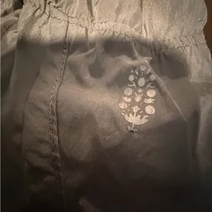FP Movement by Free People Iridescent Light Silver Ruffle-Waist Athletic Shorts thumbnail 4