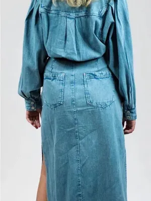 Free people Jean dress thumbnail 8