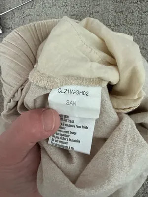 Rhythm Classic Beach Shorts Sand Linen Cotton Elastic Waist Size 10 thumbnail 7