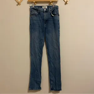 Reformation Liza High Rise Straight Jean in Lanai size 26 thumbnail 2