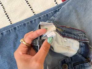Y2K 2000s LOW RISE American Eagle Outfitters Women’s Light Blue Boot Cut Jeans thumbnail 5