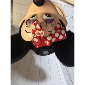 Vintage Disney Character Fashions Minnie Mouse Adult 3D Plastic Snapback Hat thumbnail 8