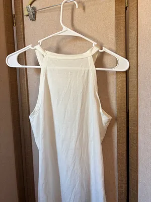 FINAL MARKDOWN Unique Women's White Tank Top small thumbnail 4