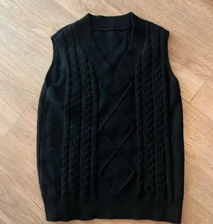 Black cable vest Size M thumbnail 3
