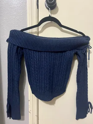 Off the shoulder edikted sweater thumbnail 2