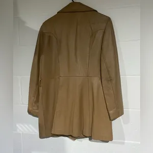 Brown leather jacket Size M thumbnail 4