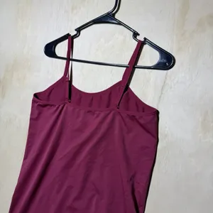 Massini Womens 3X Burgundy Camisole Tank Tops Stretch Layering Basics Lot Of 2 thumbnail 8