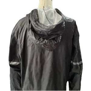 ZYIA Active Black Hooded Windbreaker Jacket Womens Medium M New With Tags NWT thumbnail 5