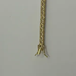Jewelry by Lyra Moissanite Tennis Bracelet Gold 4mm 7 Inch Brand New VVS1 Crazy Shine No Pass thumbnail 6