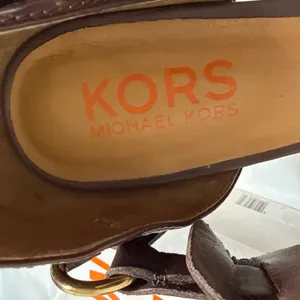 Michael Kors Rare Shoes Womens 8 Mocha Brown Fashion 4” Heels Dress In Box thumbnail 6