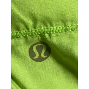 Lululemon Neon Green High Rise Sports Yoga Running Athletic Dolphin Shorts Sz 6 thumbnail 3