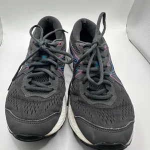ASICS Gel Contend 7 Running Shoes Women's Size 8 Black‎ Pink Blue Athletic thumbnail 3