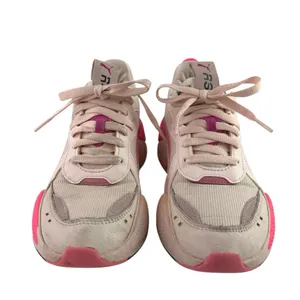 PUMA RS-X Soft Women's Pink Low Top Lace Up Athletic Running Sneakers Shoes Sz 8 thumbnail 2