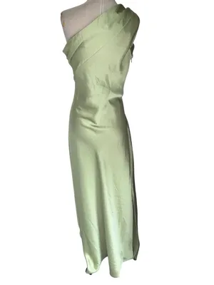 Veronica Beard Tanya Taylor Stassi Dress in Light Parakeet 8 Womens Long Satin Maxi Gown thumbnail 8