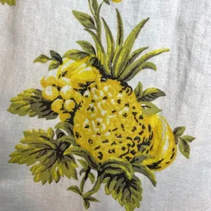 TAHARI Linen Blend Vintage Pineapple Strapless Midi Dress Cream Yellow 8 NWT thumbnail 9