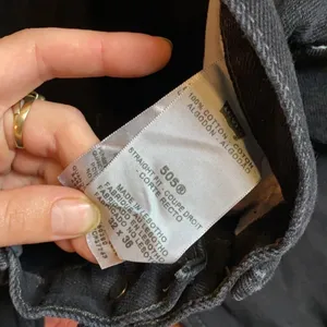 Retro Y2k Levis 505 Black Straight Fit Jeans thumbnail 7