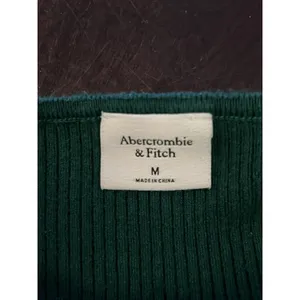 Abercrombie & Fitch Bodysuit Sweater Womens Medium Green Ribbed Long Sleeve thumbnail 6