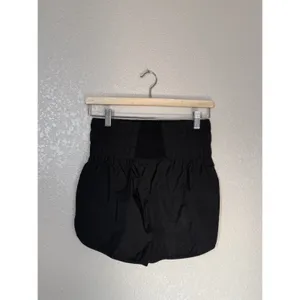 Free People Movement The Way Home Shorts Medium Black Nylon thumbnail 3