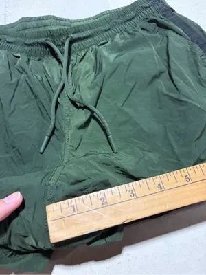 Athleta expedition Dark Green Athletic Drawstring Shorts 2 thumbnail 5
