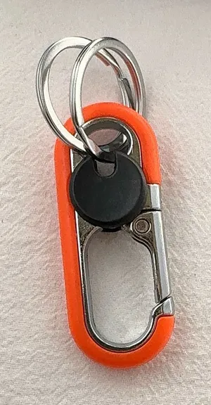 Car Keychain Carabiner Keychain for Men Women Double Key Rings thumbnail 1