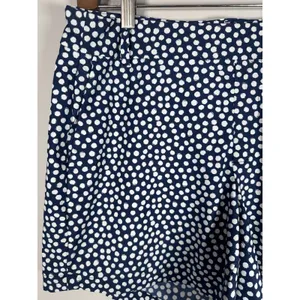 Spanx‎ Sunshine Shorts Women Large Navy White Polka Dot Stretch Activewear Golf thumbnail 4