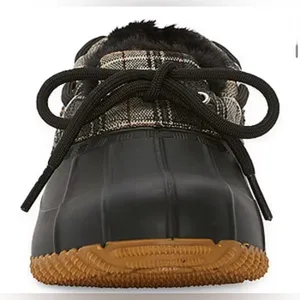 NWT St. John’s Bay Rockwell Black Rain Duck Boots Women’s Size 10 Memory Foam thumbnail 2