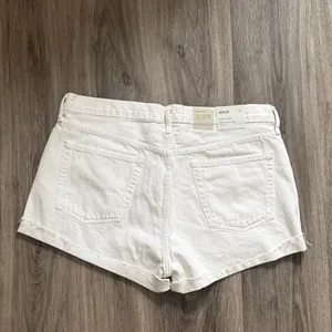 Agolde Jean Shorts 32 Parker Vintage Cut off Organic Cotton High rise Denim thumbnail 4