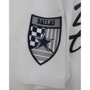 Pro Line Dallas Cowboys Graphic T-Shirt White Womens Small 1960 NFC Patch Logo thumbnail 7